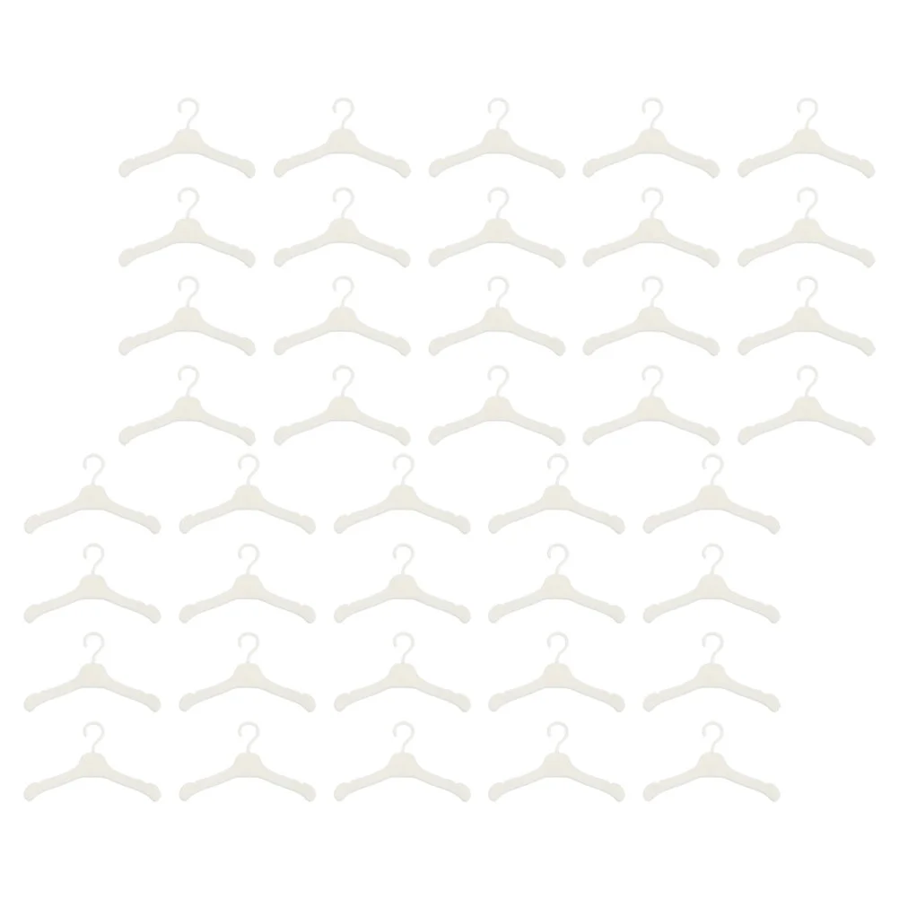 거치대 소녀용 플라스틱 행어 옷, 작은 장난감 선반, 섬세한 옷걸이, 100 개
