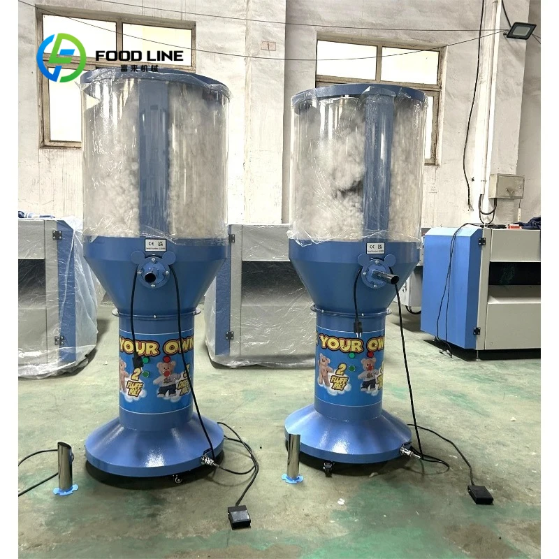 Customized Plush Toy Stuffing Machine Commercial LED Light DIY Doll Filling Equipment for Stuffed Animal Making Business