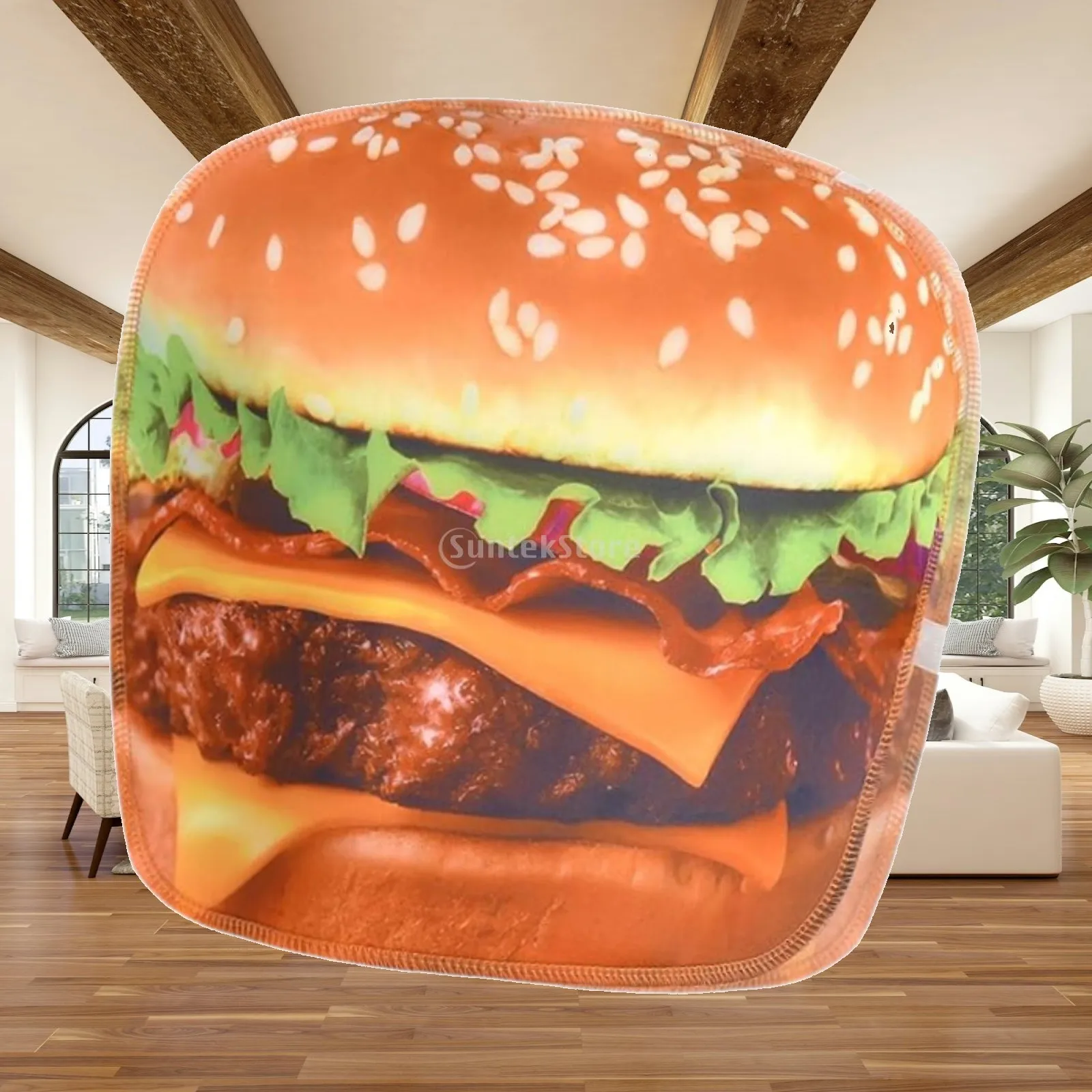 Kids Burger Costume Comfortable Halloween Outfit Practical Fancy Dress for Themed Events Stage Performance