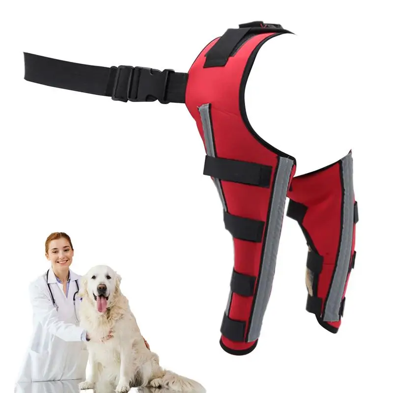 

Поясной бандаж для собак, поддерживающий бандаж для суставов домашних животных, портативный бандаж для защиты колена домашних животных, восстановление мелких животных