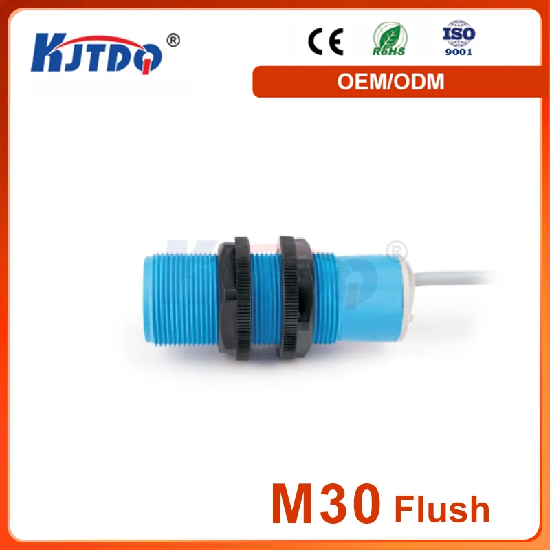 M30 Flushed Waterproof NPN PNP NO NC Sn 10mm 110V 220V 240V IP67 Capacitive Proximity Sensor Switch With CE