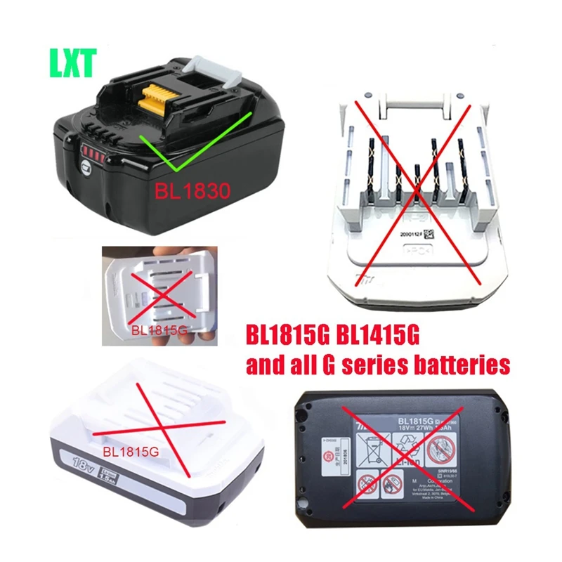 

Useful High Quality Adapter EHB18MTL Accessories LXT Tools Li-ion Battery Parts Power Tool Replacement 18MTL 1pcs