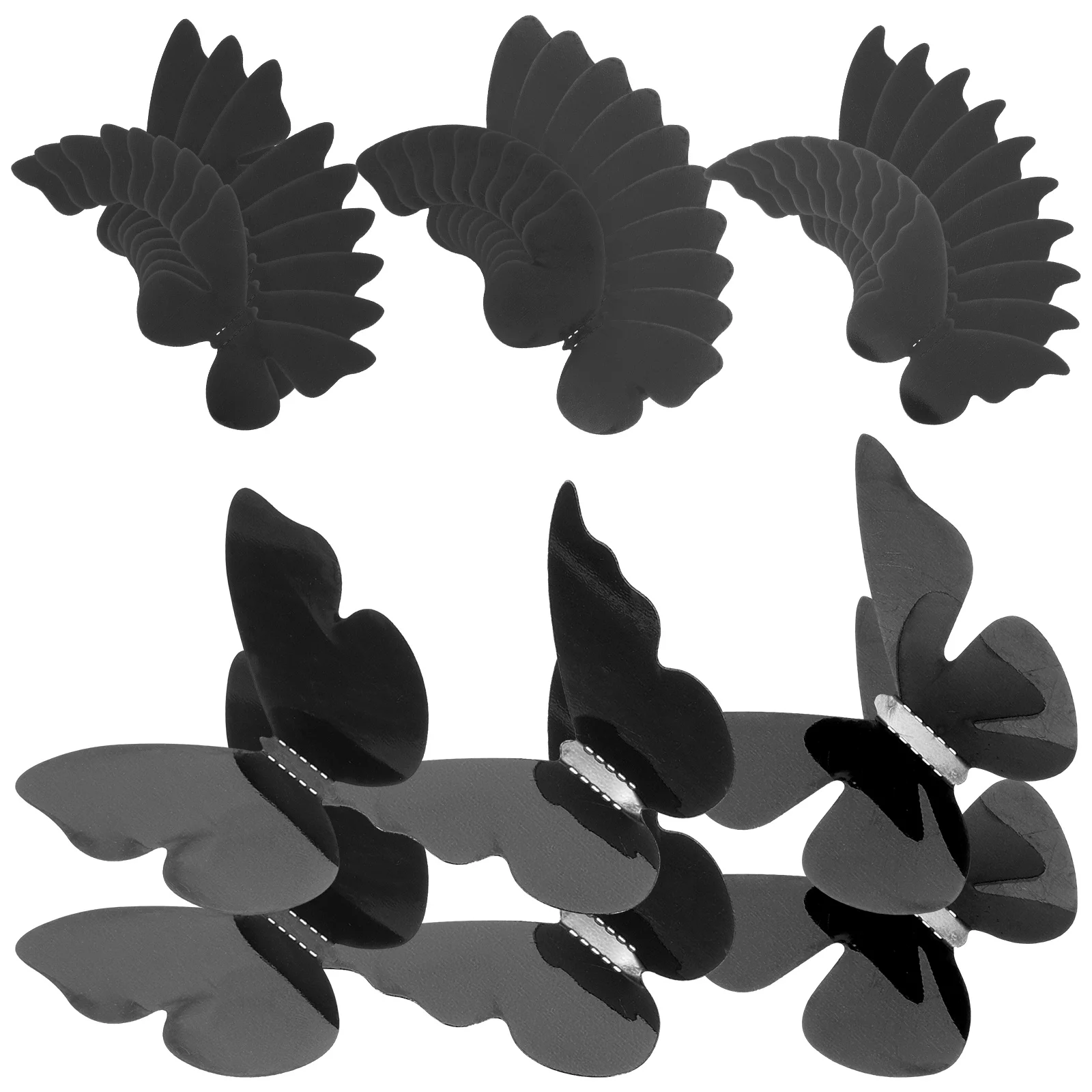 

18pcs Art Butterflies Wall Decals Butterflies Wall Decors Halloween Party Decorations Home Stickers Living Bedroom Kitchen