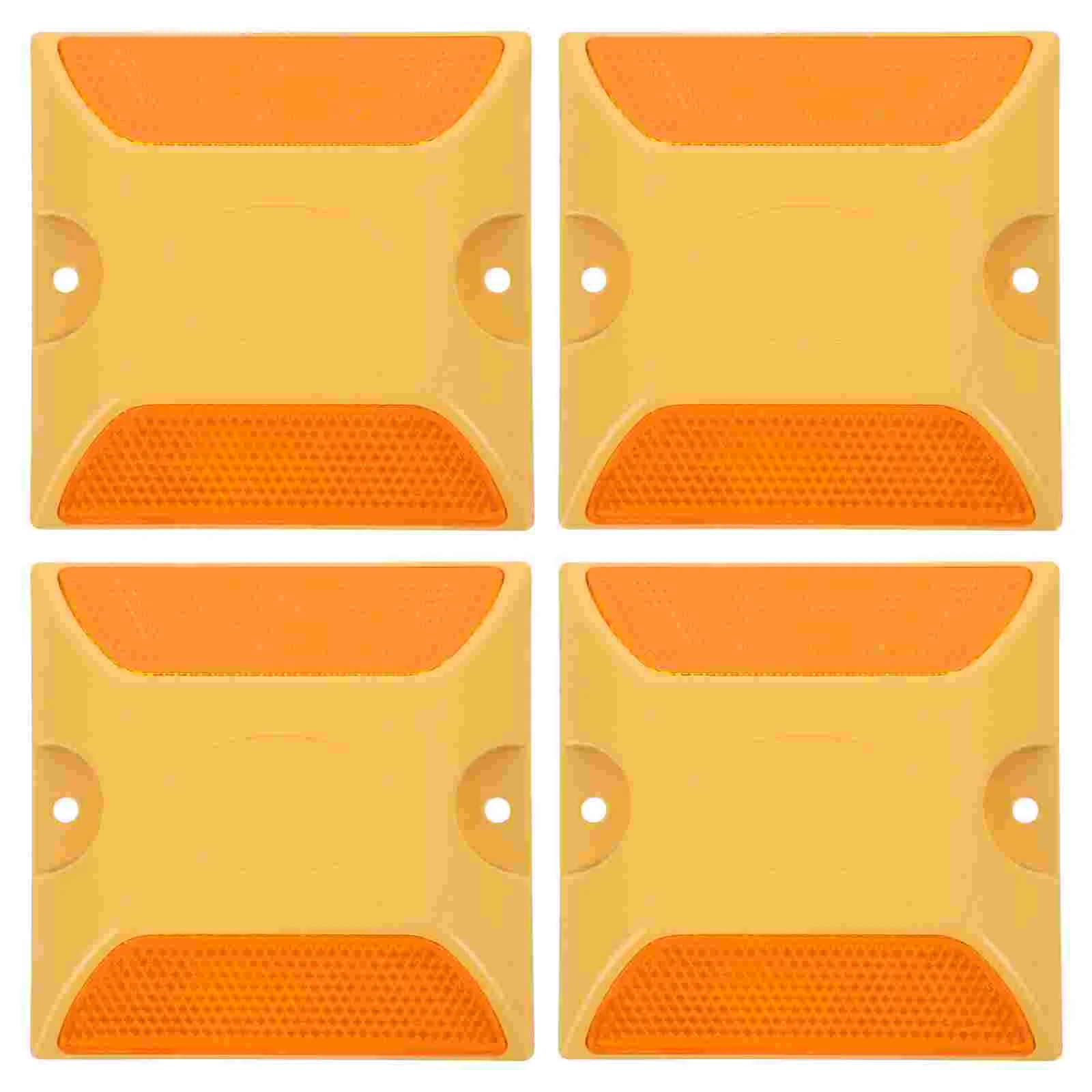 2 Count Road Sign Buffer Block Speeds Pad Car Highway Deceleration Plate Plastic