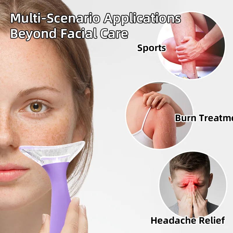 الغذاء الصف سيليكون قناع الوجه الجليد المتداول أداة الجمال العناية بالبشرة الوجه العلاج البارد أداة غير الكهربائية جهاز العناية بالوجه #1