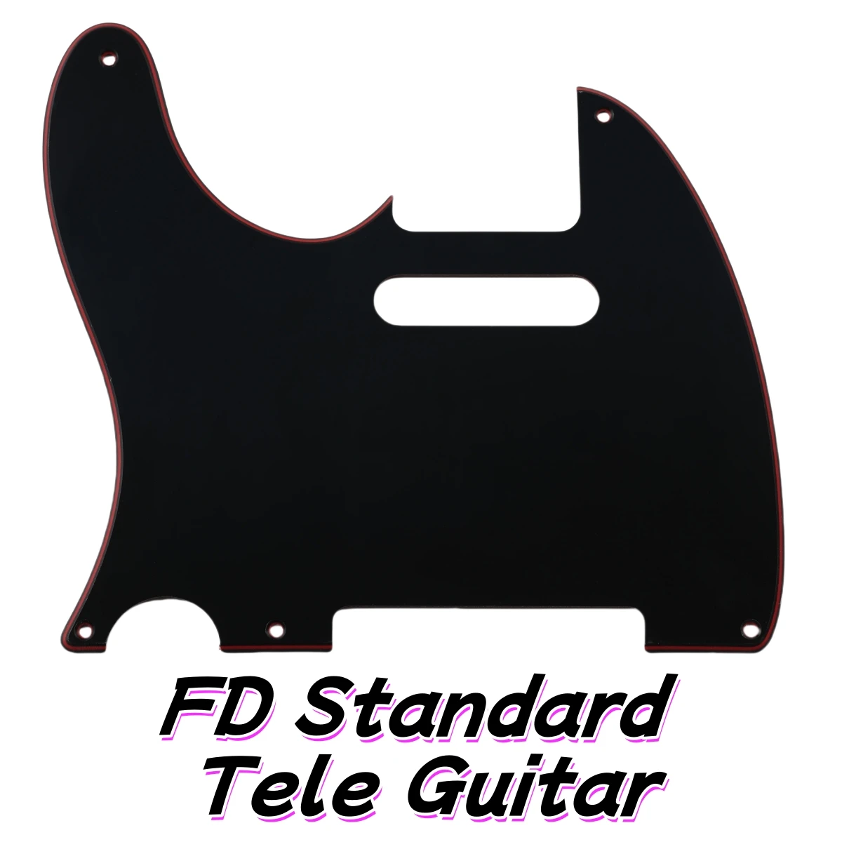 أجزاء مخصصة لجيتار Feiman - لليد اليسرى الأمريكية 52 بوصة معيار 5 فتحات لولبية Tele Telecaster Guitar Pickguard، اختيار متعدد الألوان 2