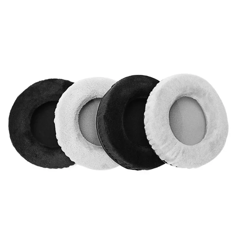 Replacement VELVET Round Ear Pad Cover 60MM 65MM 70MM 75MM 80MM 85MM 90MM 95MM 100MM 105MM Ear Cups Ear Pads for Headphones Gray