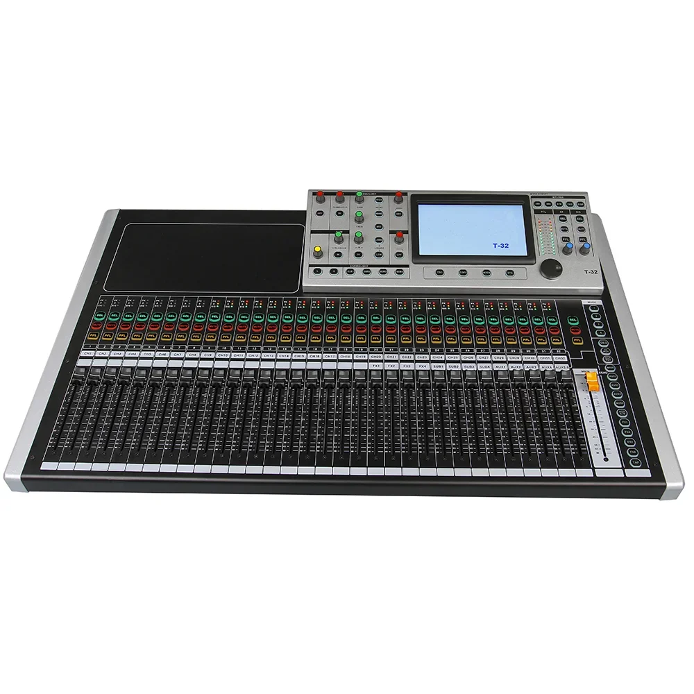 

Voxfull DM32 32-channel USB Reverberation Digital Mixer Five-segment Equalizer With BT MP3 Wedding Performance Mixer