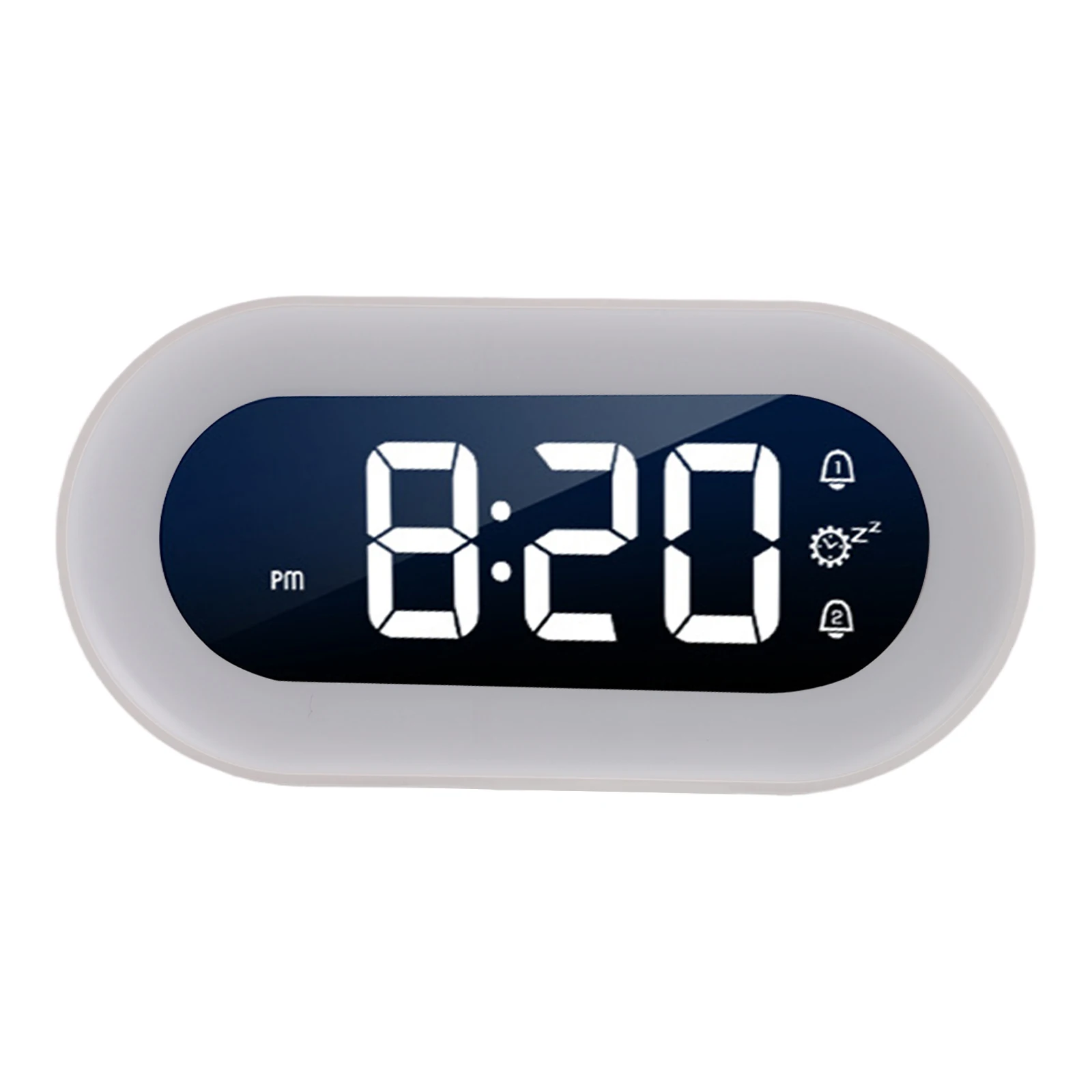 /Digital /Alarm /Clock With Night Light Function 5 Level Brightness Adjustable LED Desktop Table Decoration For Home Bedroom Off