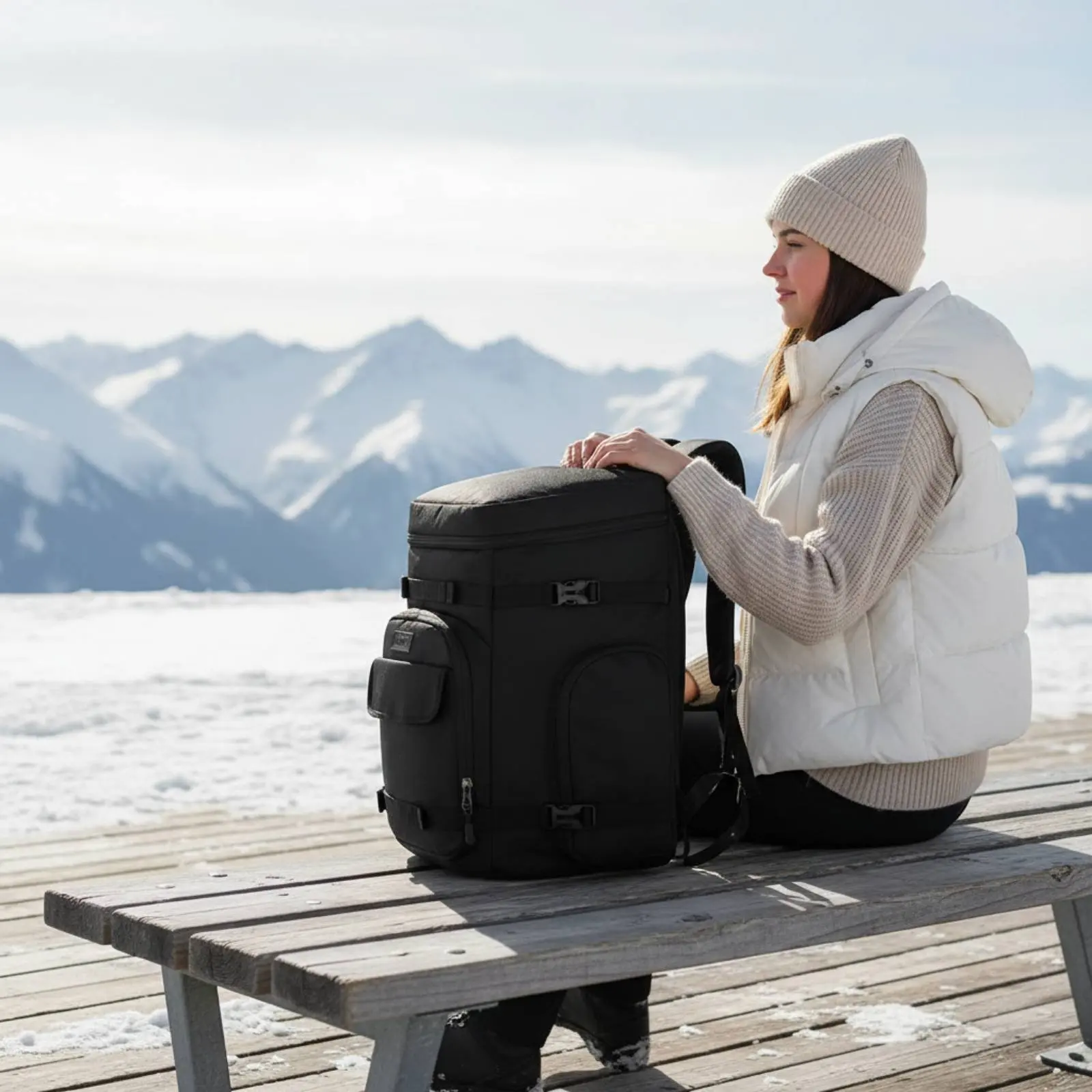 ski-footwear-backpack-multiple-compartments-ski-and-snowboard-gear-backpack-skiing-travel-luggage-adjustable-straps