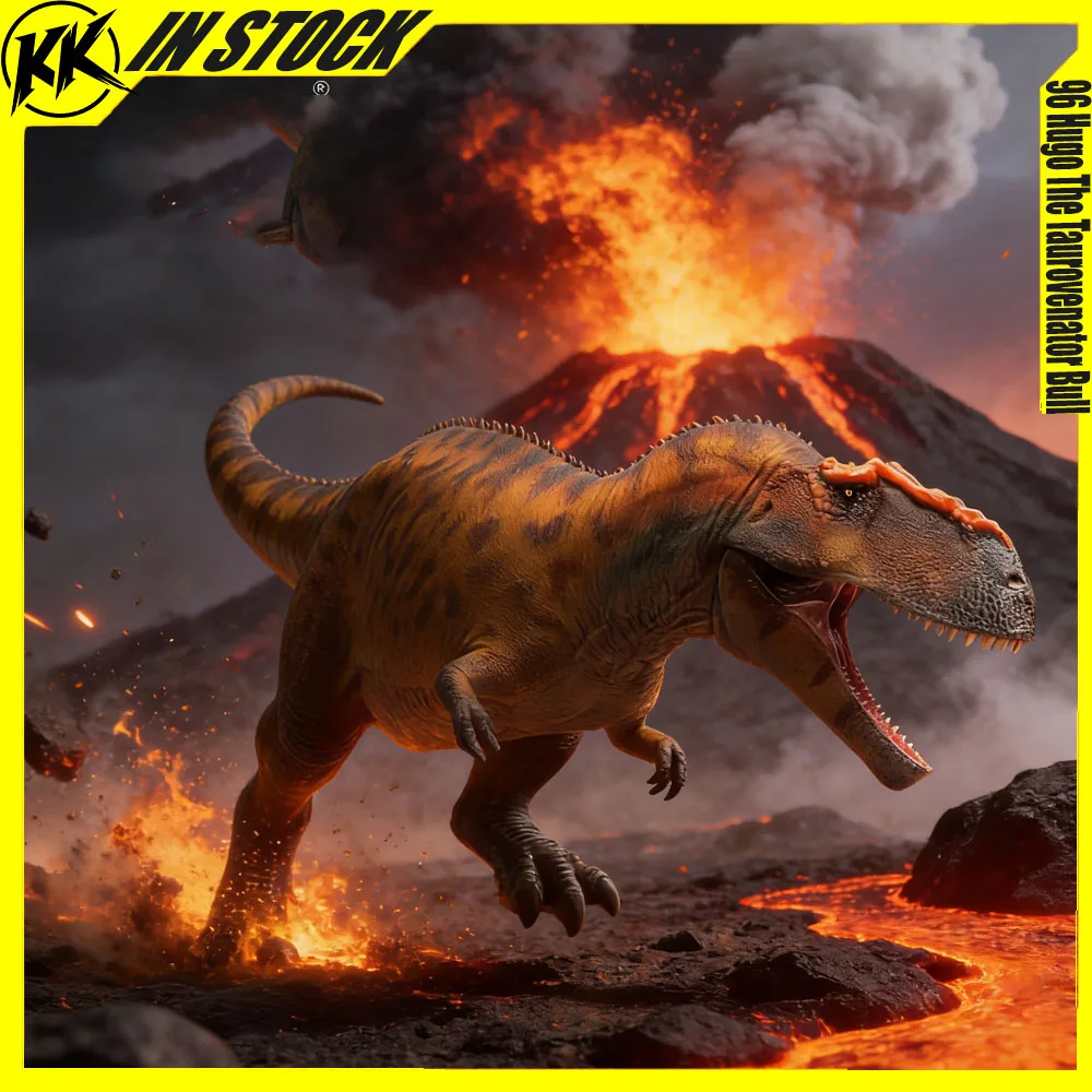 

Новые модели доисторических динозавров: 96 Hugo The Taurovenator Bull Hunting Dragon Модели динозавров Юрского периода Коллекция настольных подарочных игрушек