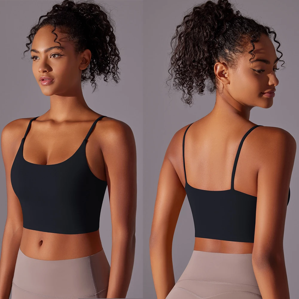 Una-Shop اليوغا تانك الأعلى للياقة البدنية الإناث ملابس داخلية رياضية عالية الجودة رفع سريعة الجافة تجريب الصدرية الملابس الرياضية الصالة الرياضية #4