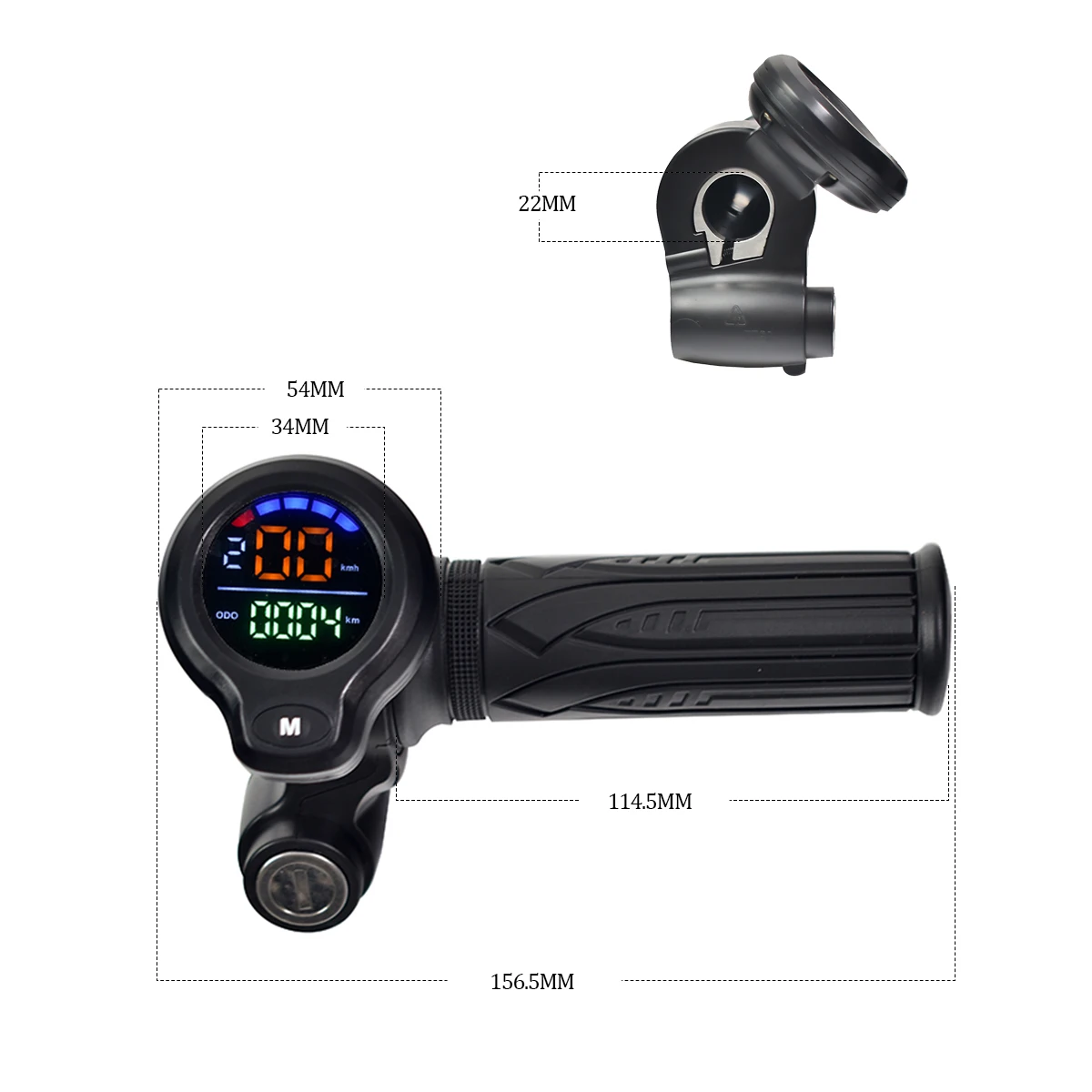 JRAHK Bike Electric Scooter Accelerator Display Ebike Throttle Digital Monitor For Bicycle 48v Electric Scooter Trigger