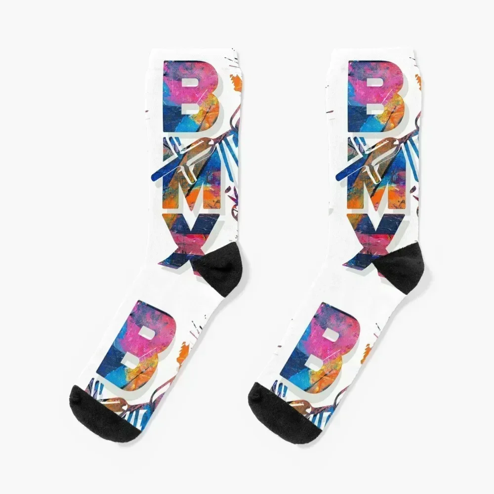

BMX Apparel - Cool Bmx Bike Socks new in's happy Wholesale hip hop Socks Male Women's