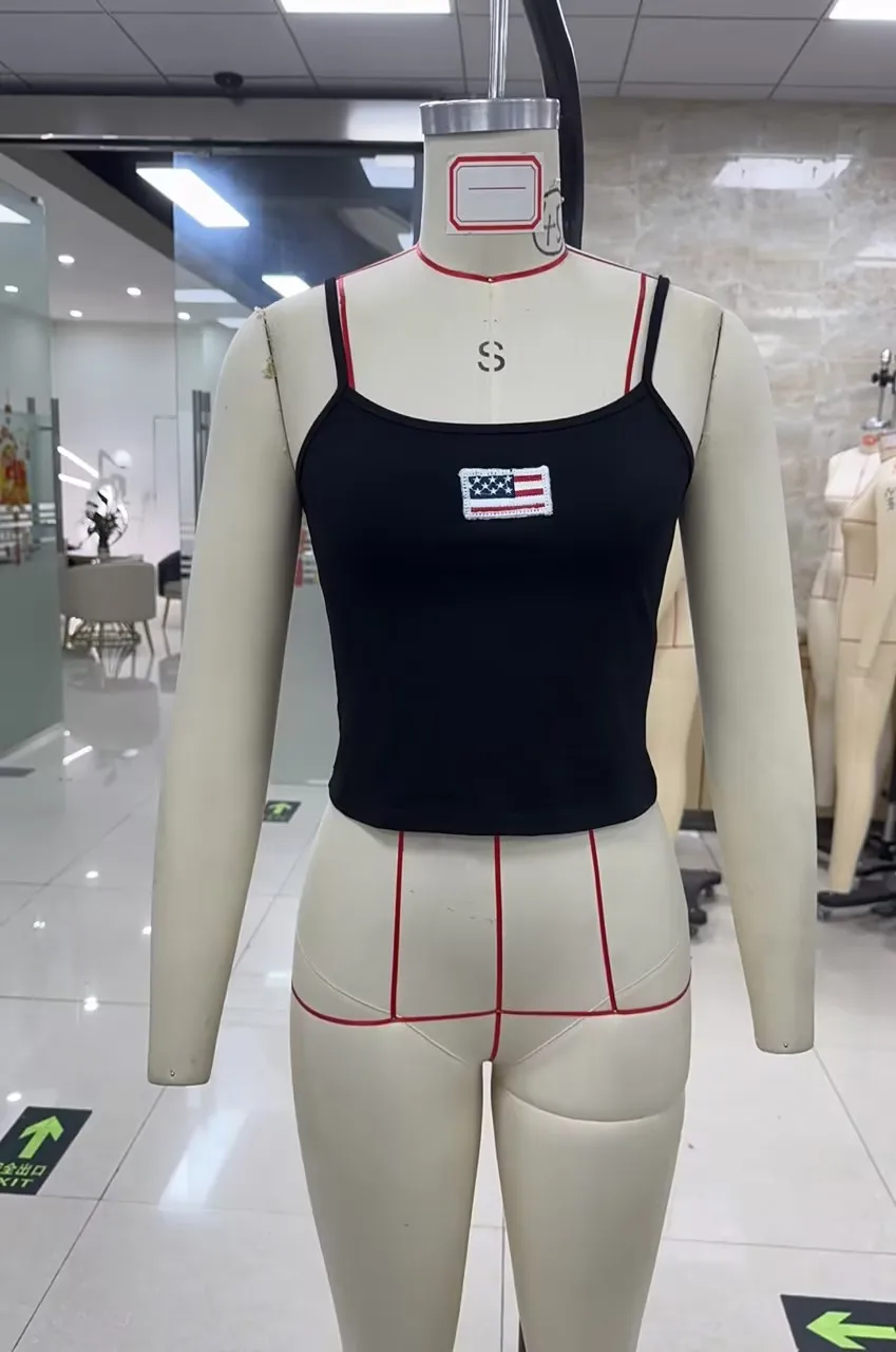 Women Summer Slim Fit Camisole Celebrate Independence Day Comfy and Chic Print Tank Tops Casual Cropped Vest
