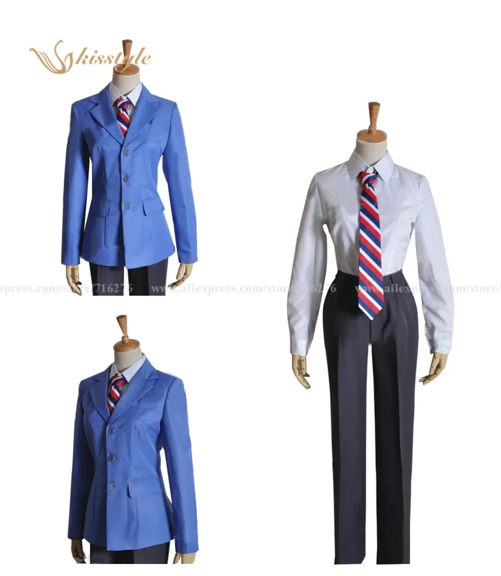 Kisstyle Fashion Zetsuen no Tempest/Blast of Tempest Takigawa Yoshino Anime Uniform Cosplay Costume Custom-Made