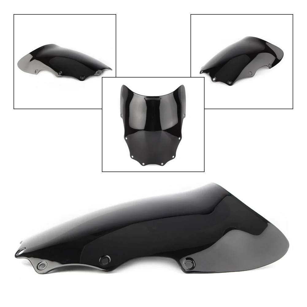 Motorcycle Windscreen Covers Screen Motorbikes Deflector Windshield For Kawasaki Ninja EX500 EX500R GPZ500 1987-2009 GPZ EX 500