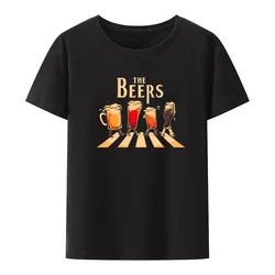 The Beers Graphic Printed Funny Tee T Shirt for Men Clothing Comfortable Breathable T-shirts Camisetas Camisa Novelty 62440