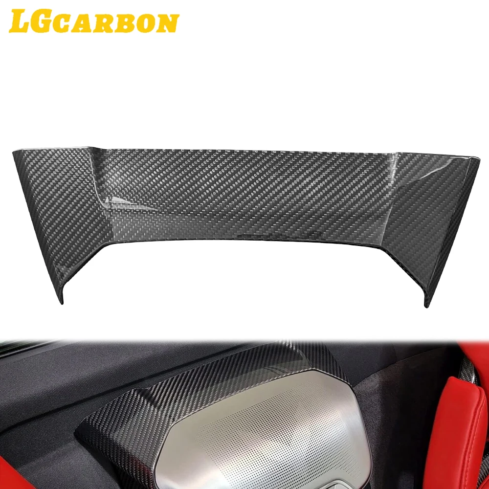 LGcarbon Rear Horn Mesh Cover Car Accessories Decoration Protection For Chevrolet Corvette C8 2020 2021 2022 2024