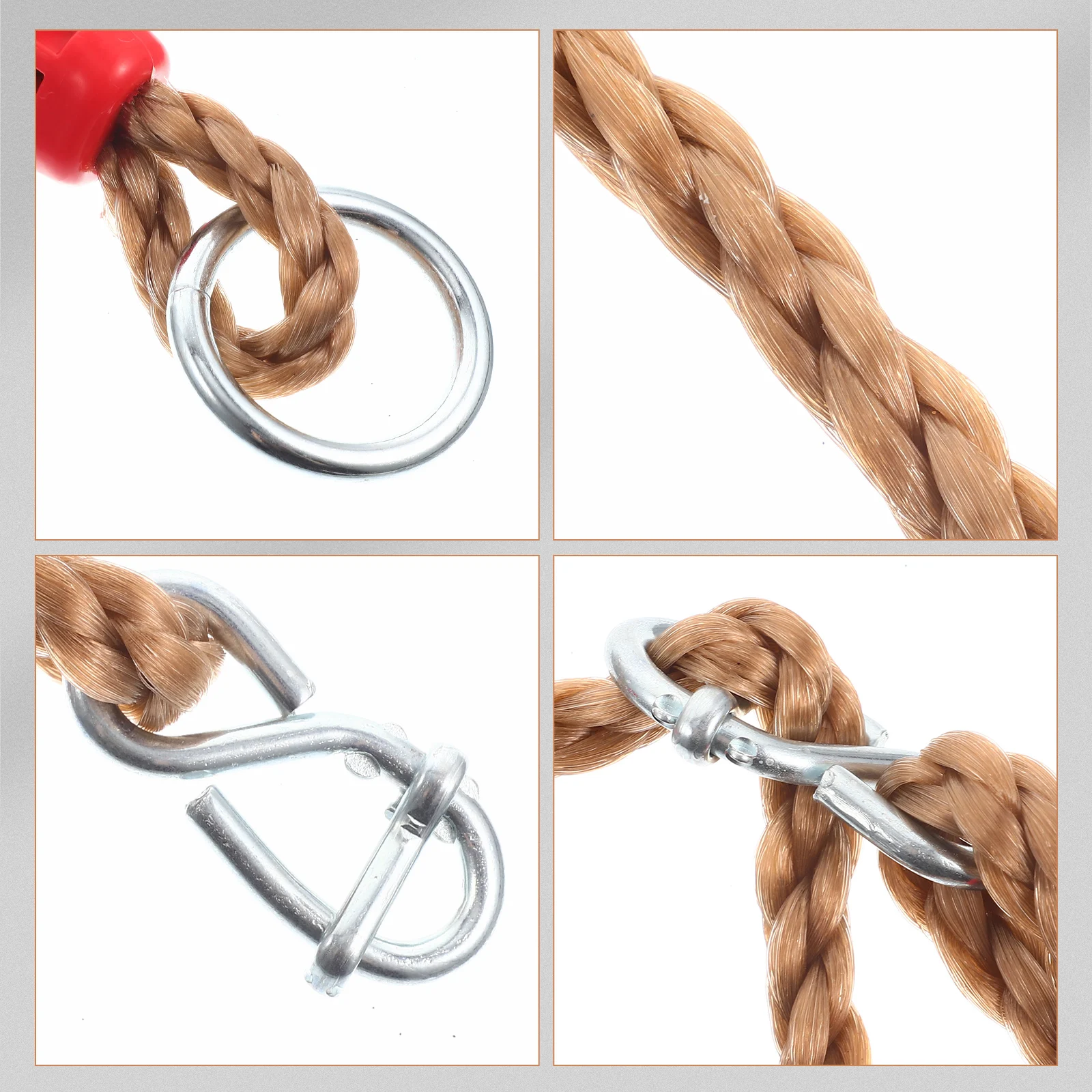 

2 Pcs Connecting Rope Hammock Chair Strap for Tree Straps Swing Heavy Duty Adjustable Nylon Branch Hanging