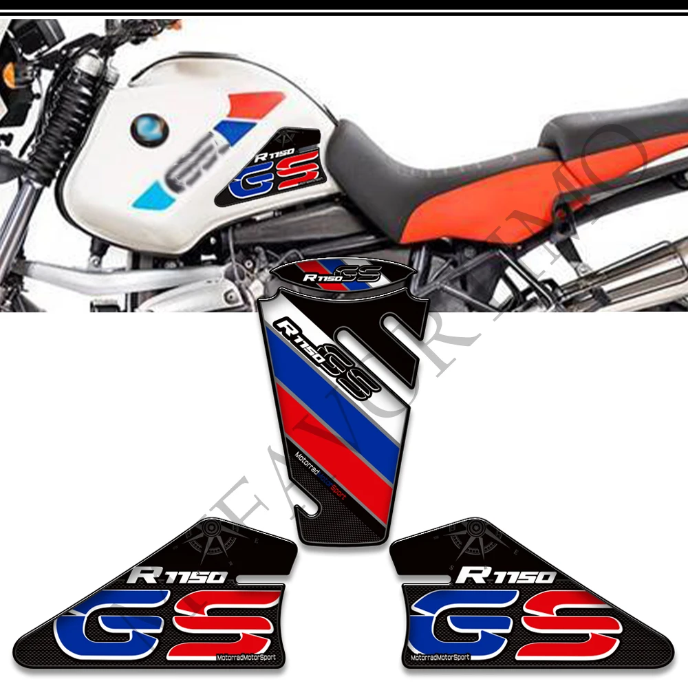 For BMW R1150GS R 1150 GS R1150 GSA Motorcycle Tank Pad Stickers Decals Protector Knee Gas Grips Fuel Oil Kit ADV Adventure