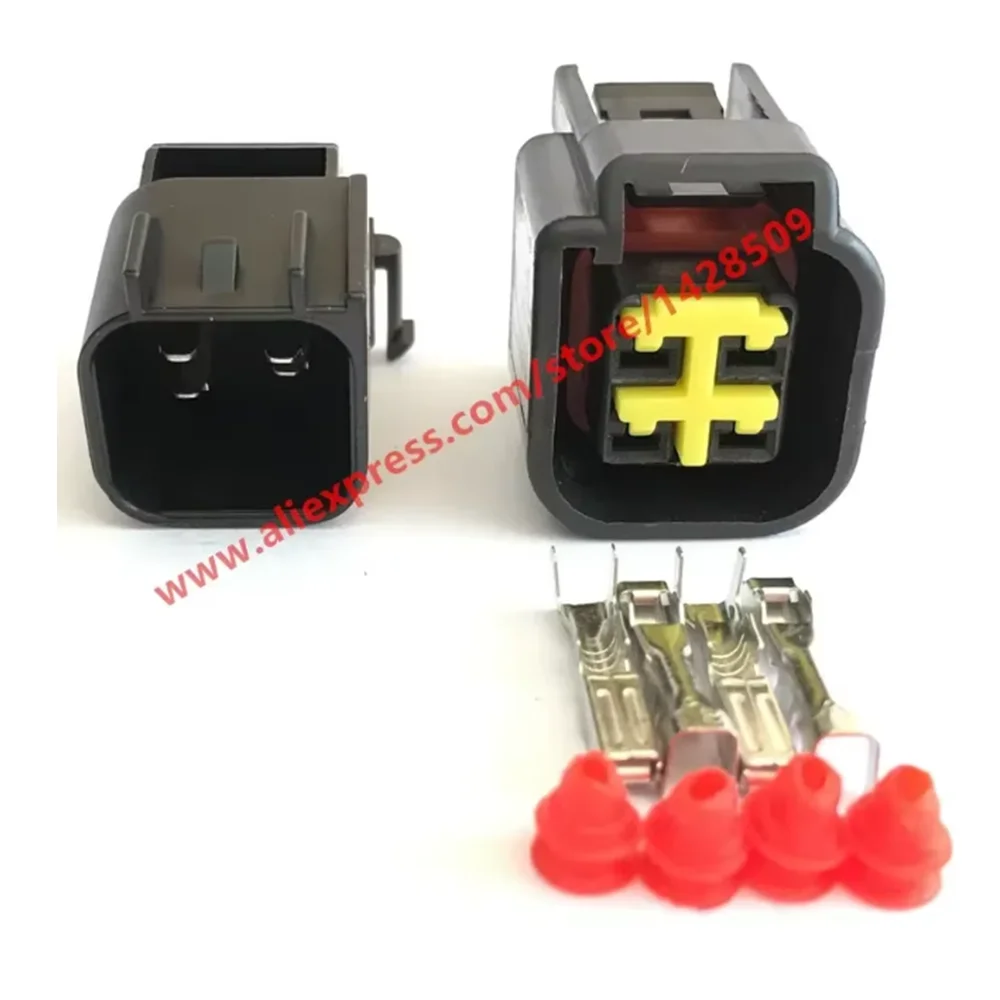 1 Set FWY-C-4F-B 12444-5504-2 4 Pin Female Male PCB Socket Automotive Connector For Furukawa Electrical Plug