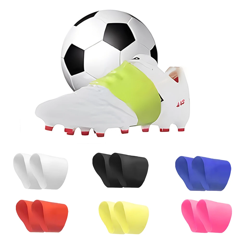 1Pair Football High Grip Foot Fixation Training Band Anti-Slip Sports Shoe Protection Silicone Cover