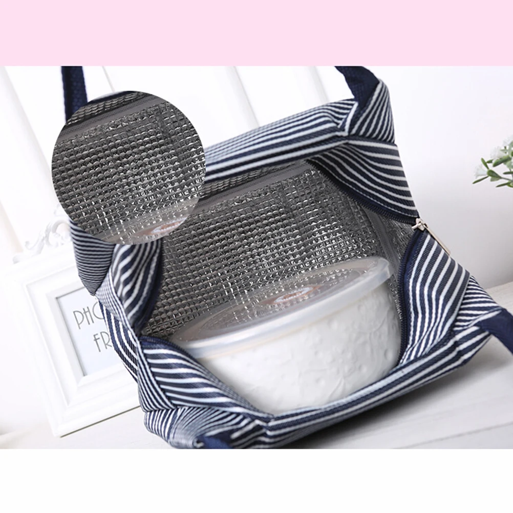 

Insulated Lunch Box Bag Cooler for Packed Tote Bags Reusable Thicken Thermal Food