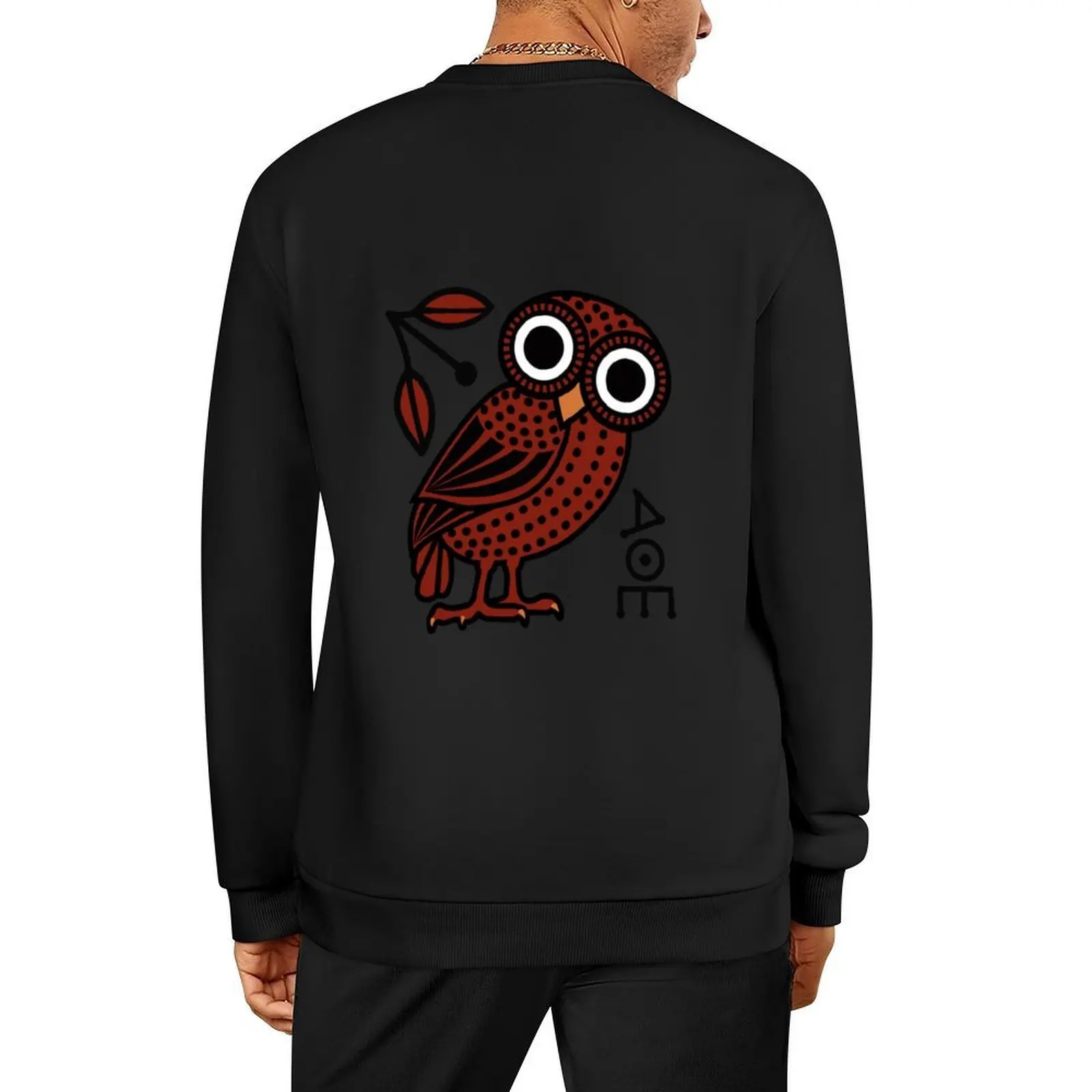 

Tetradrachm Coin Cute Athenian Owl Tetradrachm Coin design Pullover mens designer clothes men clothing oversize sweatshirts