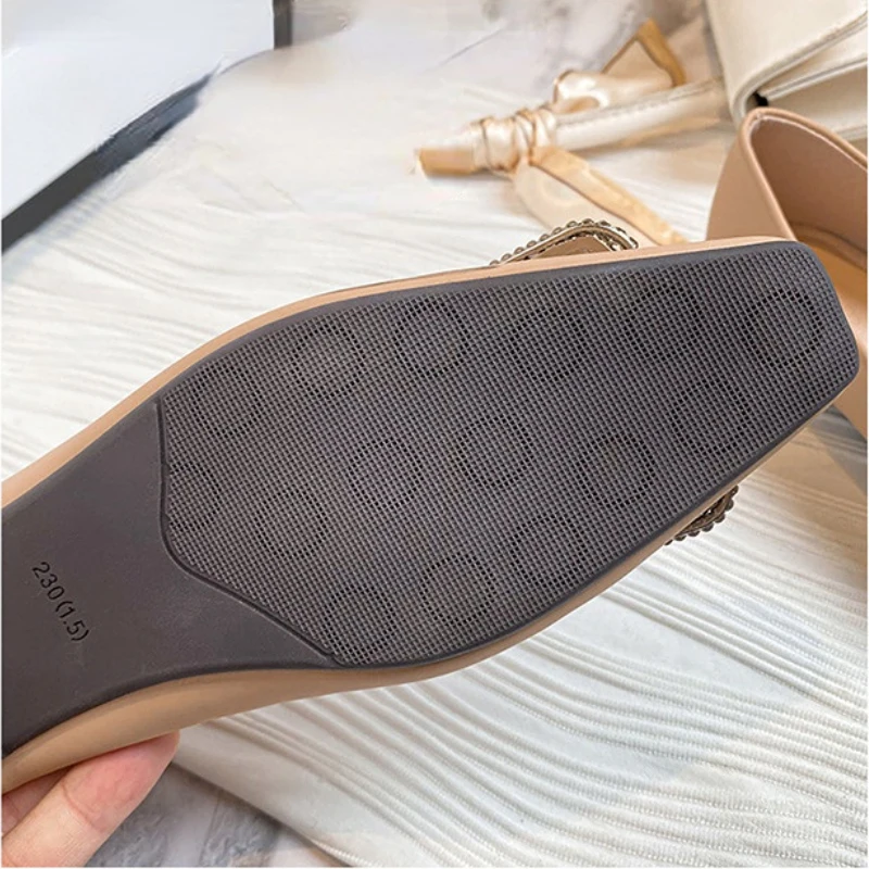 Size 34-42 Women Flats Shoes Bling Crystal Diamond Buckle Designer Style Party Wedding Office Lady Slip on Soft Sole Loafer L9