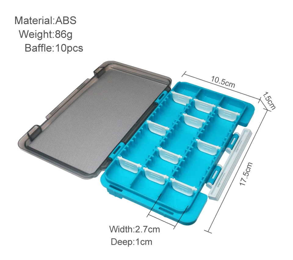 Angeln Box Tragbare Zubehör Box Fischer Tackle Box Kunststoff Köder Boxen Haken Organizer Lagerung Werkzeug Für Karpfen Angeln Waren – Detail 2