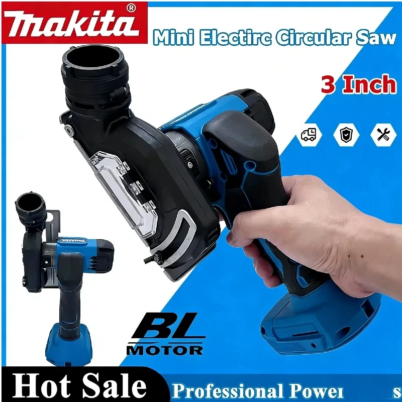 

Makita 19500RPM Cordless Electric For 18V Battery Angle Grinder 3 Inch Cut Off Tool Tile Cutter for Wood Tile Plastic Tool