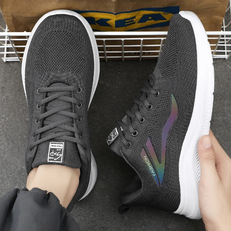 أحذية رجالية كاجوال جديدة، ملمس راقي، أحذية جري رجالية، قابلة للتنفس وعديمة الرائحة، أحذية رياضية متعددة الاستخدامات، أحذية رجالية #3