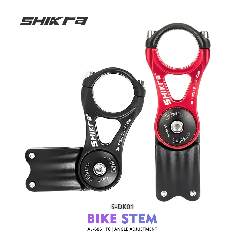 SD-DK01 Bike Stem Adjustable -85 To 85 Degree Length 90/110/145mm Handlebar 31.8mm Stem For XC MTB Road City Bicycle Accessories