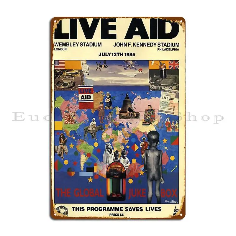 Live-Hilfe Vintage klassische Metall Plakette Design erstellen gedruckte Küche Wand dekor Zinn Zeichen Poster