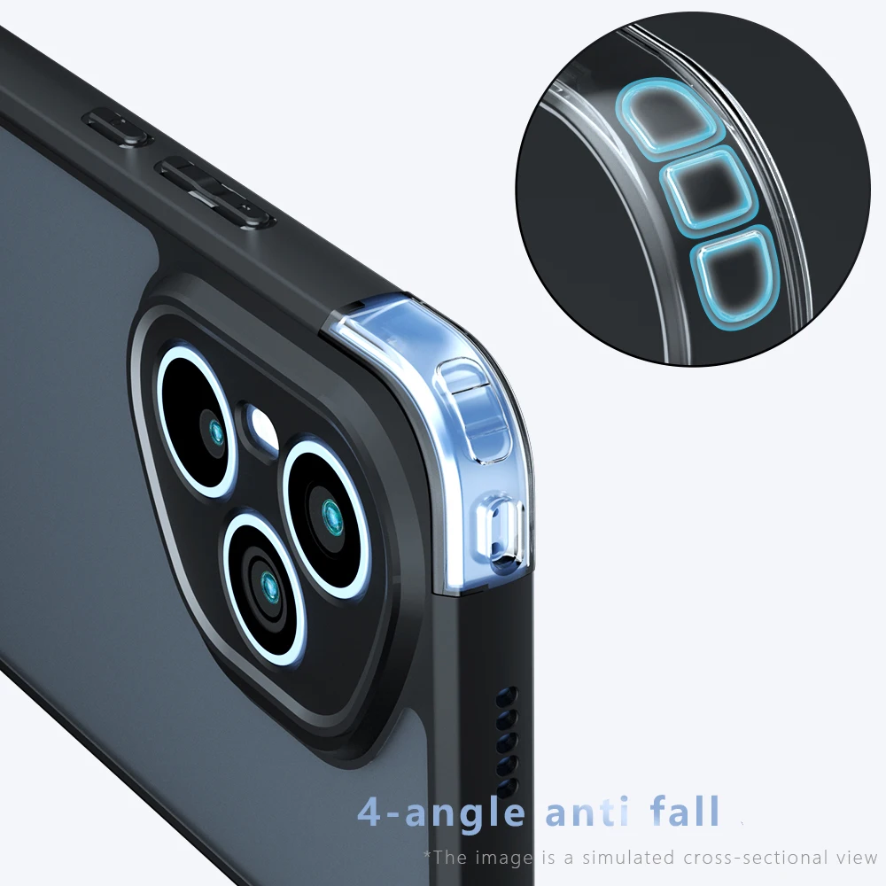 ISOI - Cover compatibile con Honor 400 5G Custodia, con Paraurti Airbag ISOI - Cover compatibile con Honor 400 5G Custodia, con Paraurti Airbag