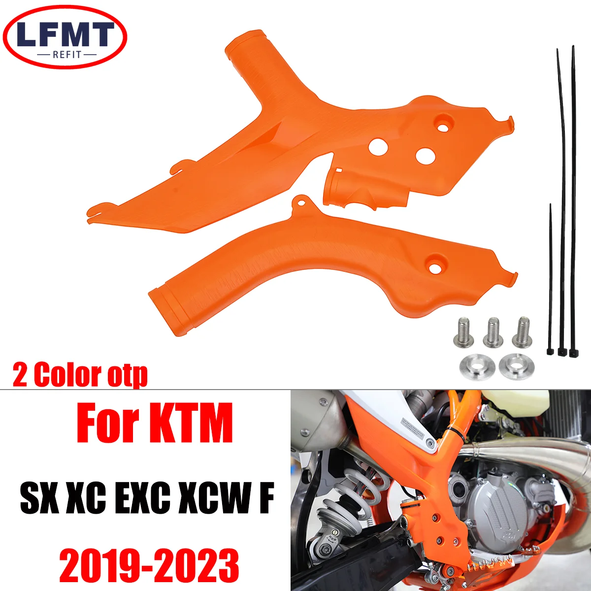 

Motorcycle Frame Protector Guard Cover For KTM SX SXF XC XCF EXC EXCF XCW XCFW 125 250-500 2019 2020 2021 2022 2023 Motocross