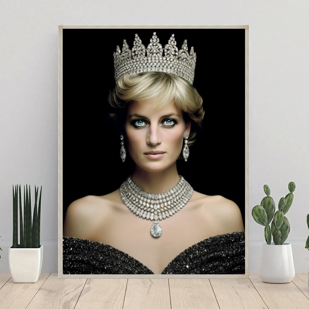 Princess Of Wales Diana Spencer 5D DIY AB Diamond Painting Mosaic Cross Stitch Pictures Embroidery Rhinestones Home Decor Gift