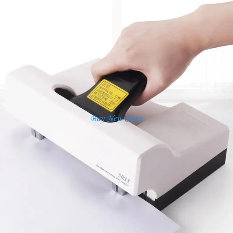 20CE 50 ورقة دباسة بدون جهد لتوفير العمالة دباسة مكتبية سهلة التحميل دباسة مكتبية دباسة مزدوجة الرأس #5