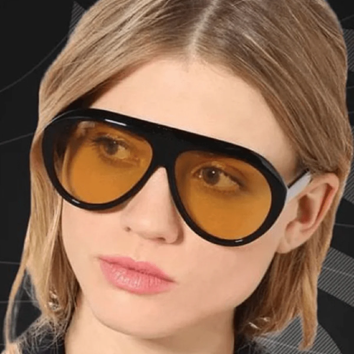 1 new sunglasses ladies sunglasses toadstool driver driving UV retro sunglasses