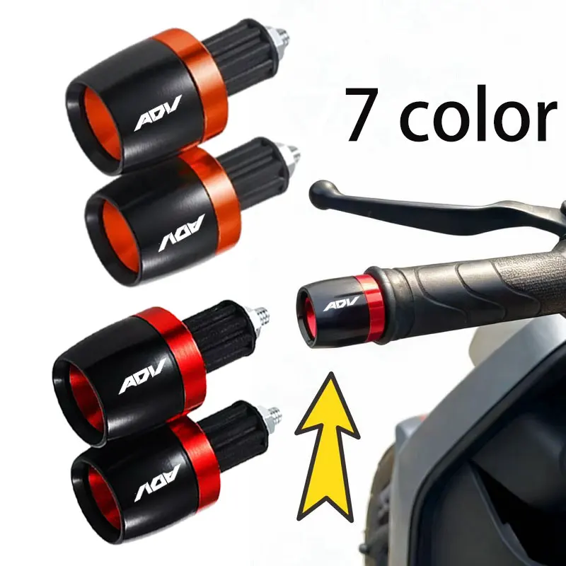 

Универсальные заглушки-утяжелители для руля мотоцикла 7/8 дюйма для Honda ADV150/ADV350, накладки на руль, заглушки-слайдеры