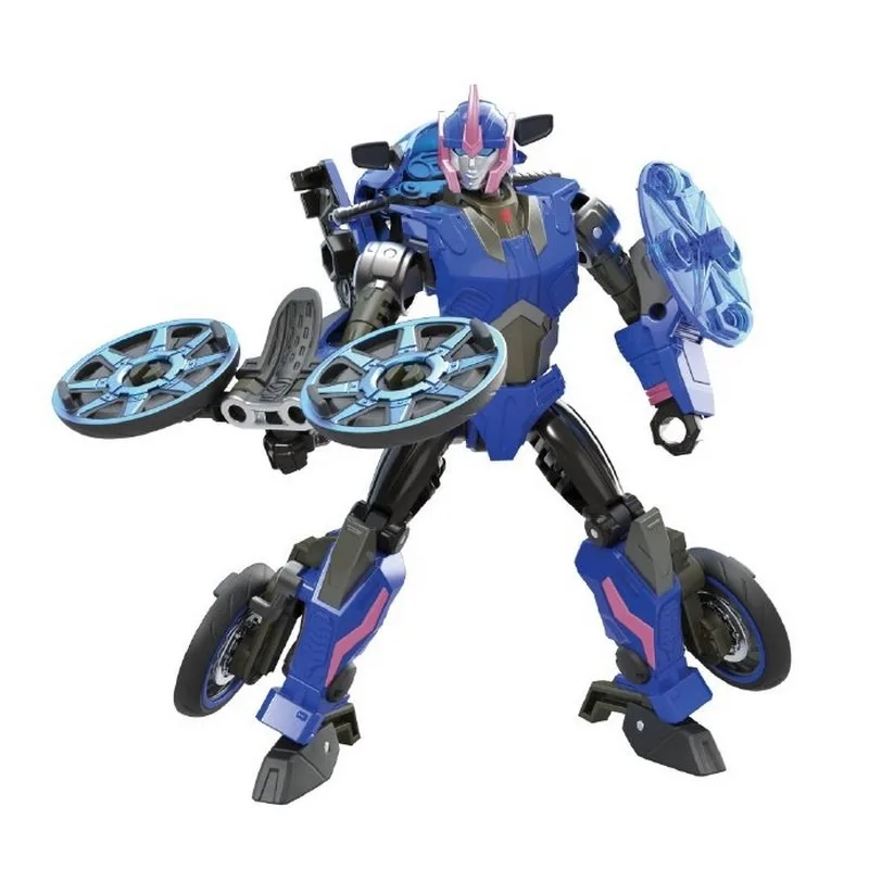 Genuine Hasbro Transformers Legacy Deluxe Arcee & Elita-1 Prime Universe Motorcycle Car Transform Robot Action Figure Toy view 5