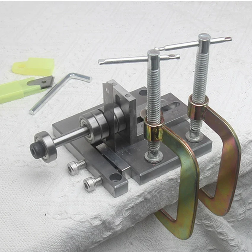 DIY Manual Leather Cutting Machine Professional Leather Strap Cutter Sharp Blades Adjustable Belt Strip Cutting Machine