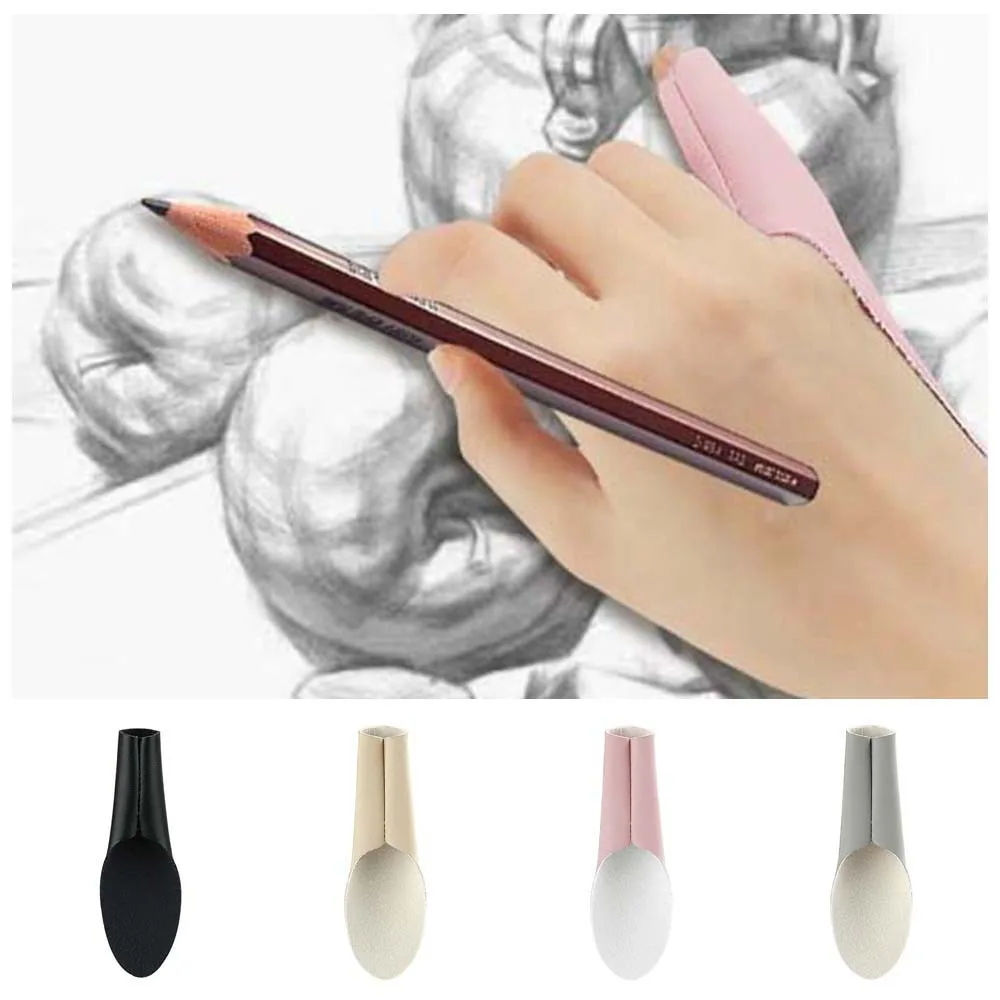 8Pcs Screen Glove Tablet Drawing Glove Art Supplies Anti Accidental Contact PU Leather Finger Glove Anti-touch