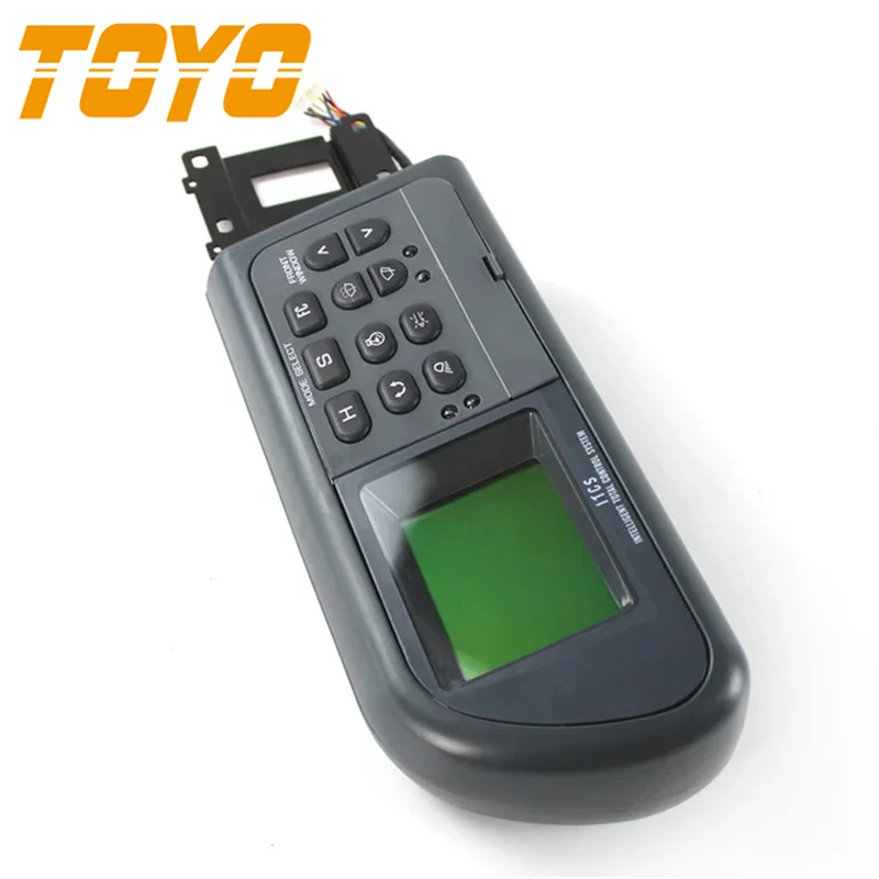 Fits Kobelco SK120 SK120-V Excavator Monitor LCD Screen YN59S00002F2 with 1 year warranty