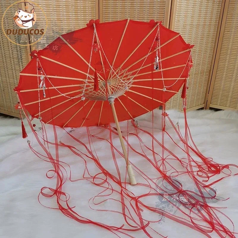 

IN STOCK Hua Cheng Umbrella Cosplay Props DUDU Heaven Official's Blessing Tian Guan Ci Fu Cosplay Props Hua Cheng Umbrella