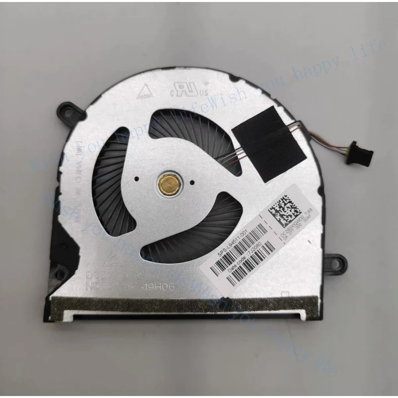v+  CPU Cooling Fan for HP X360 13-AY 13Z-AY 13-BD TPN-C147 DC28000QWD0 L94511-001