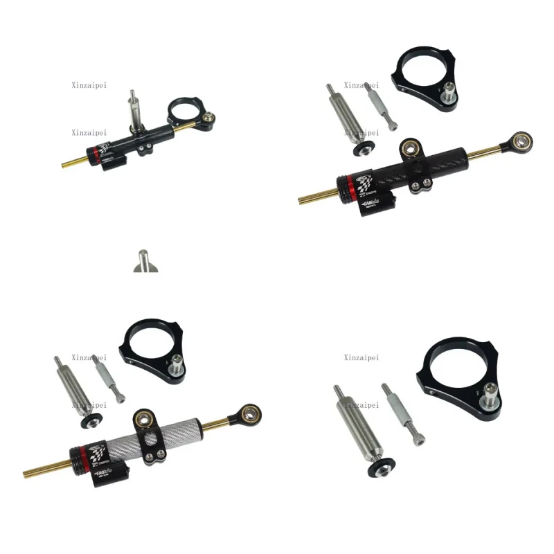 For CFMOTO 450NK 450 NK Titanium Ruler Motorcycle Accessories Adjustable Steering Damper Stabilizer Mounting CF400-7 Para Moto