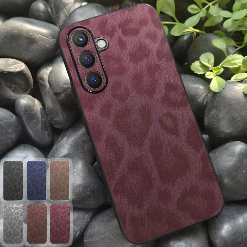 Leather Case For Samsung Galaxy S25 FE Silicone Protection Phone Back Cover For Samsung S25FE Case