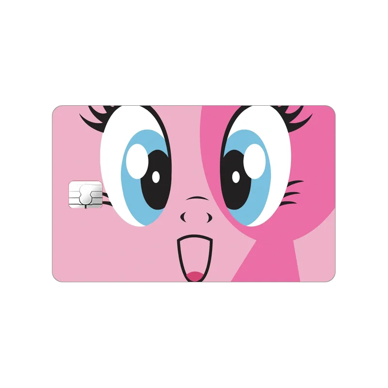 My Little Pony Logo Card Sticker Kawaii Cartoon Bank Card School Lunch Documents Decorate Patch Tags Diy Paster Material Gift